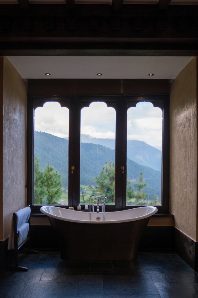 Bath Tub At Gangtey Lodge
