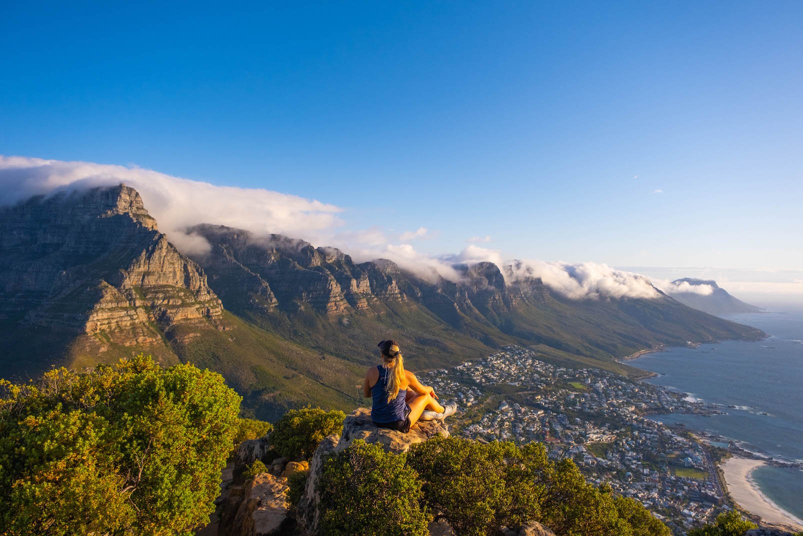 Natasha On Lions Head In Cape Town