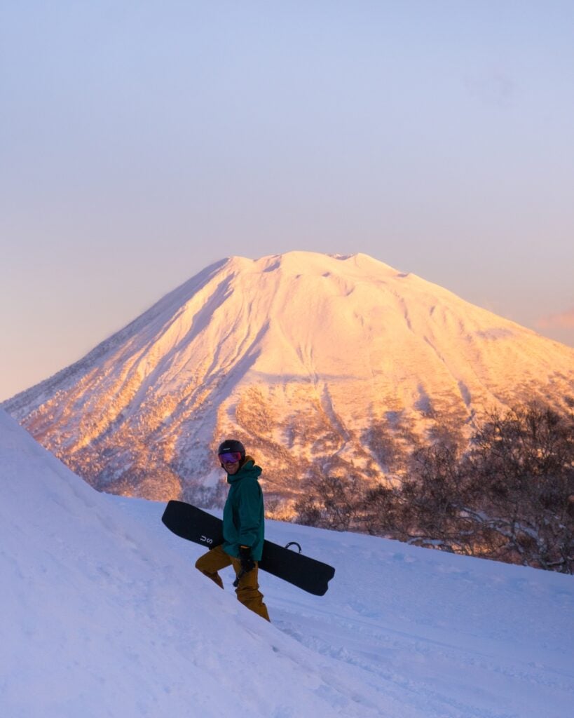 Cameron in Niseko