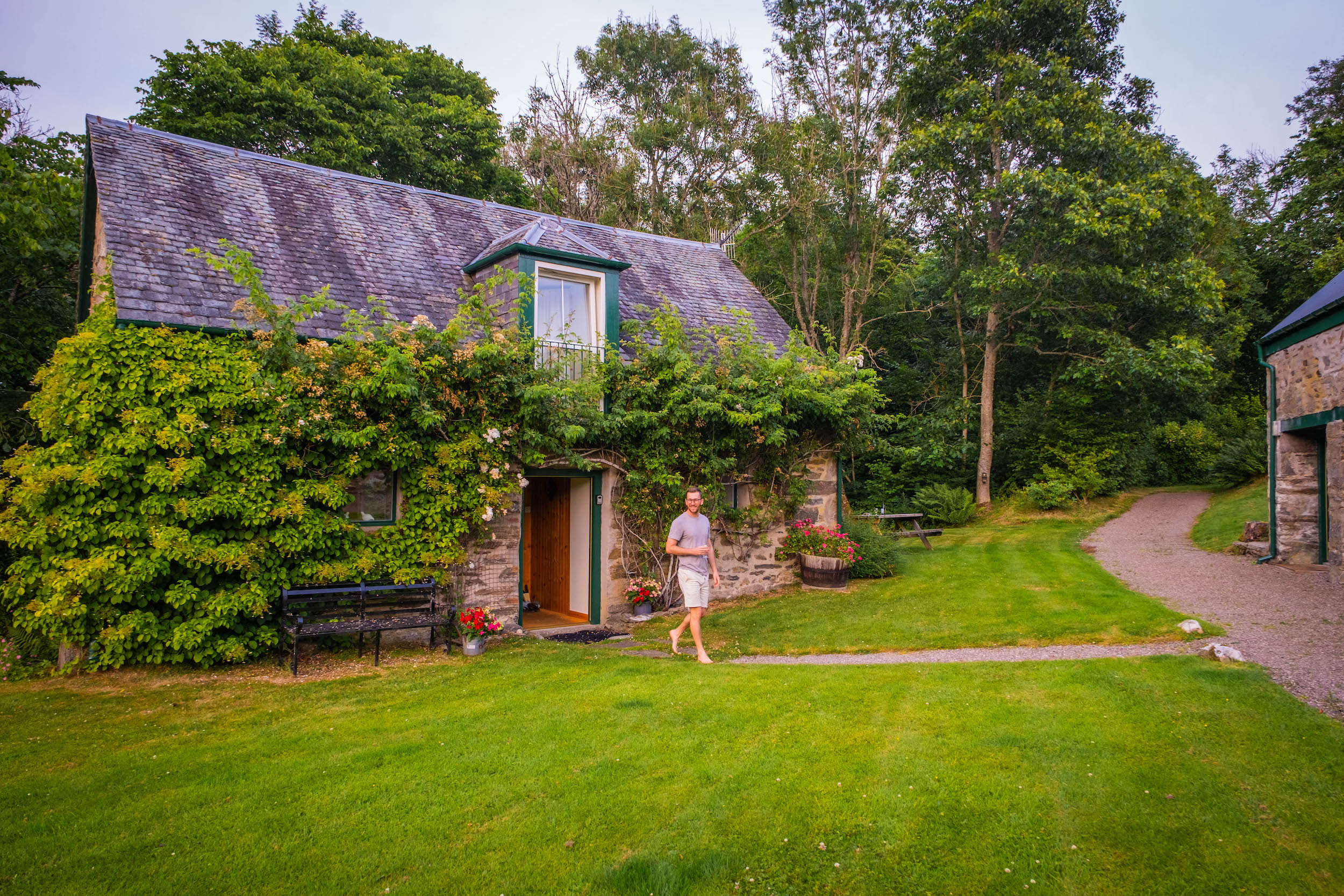 Cameron At An Airbnb In Scotland
