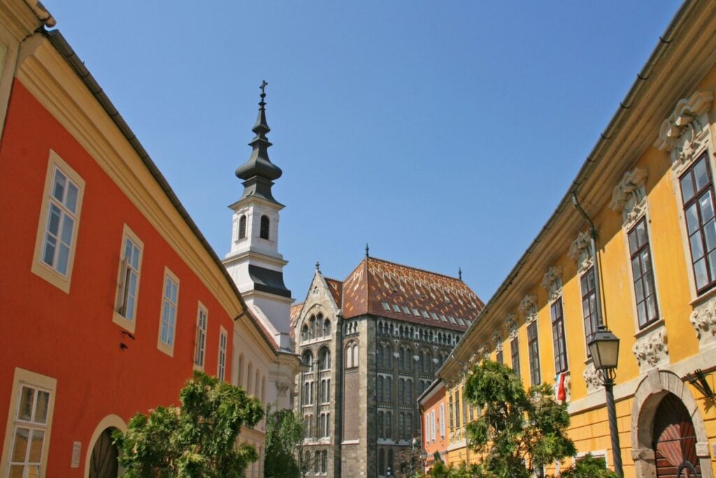 The historic center of Budapest
