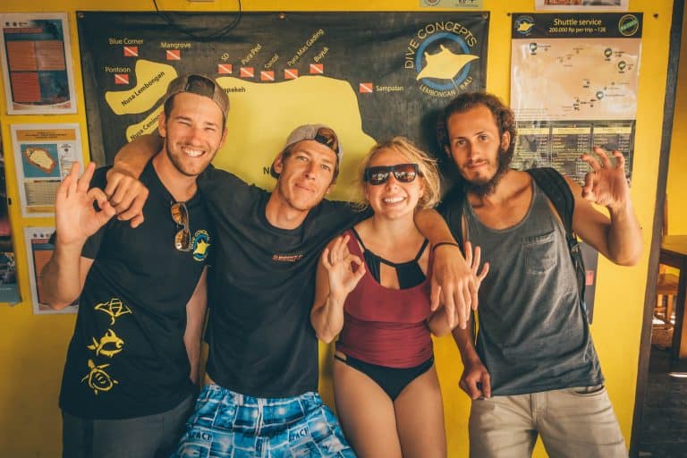 Diving in Nusa Lembongan