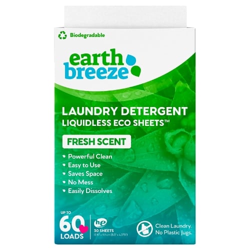 Earth Breeze Laundry Detergent Sheets