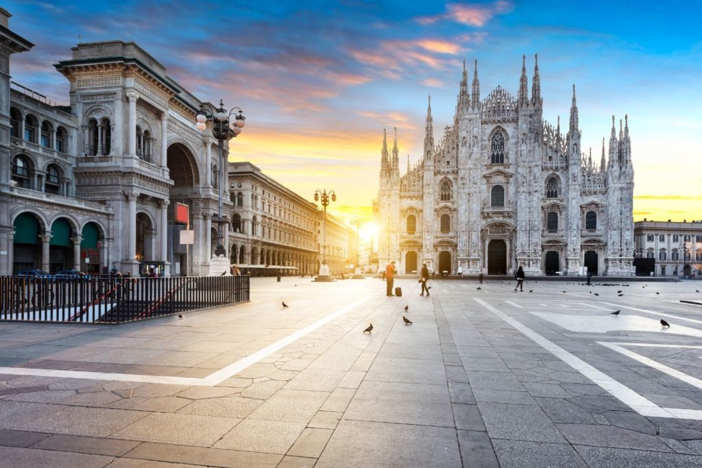 Duomo De Milan at Sunrise