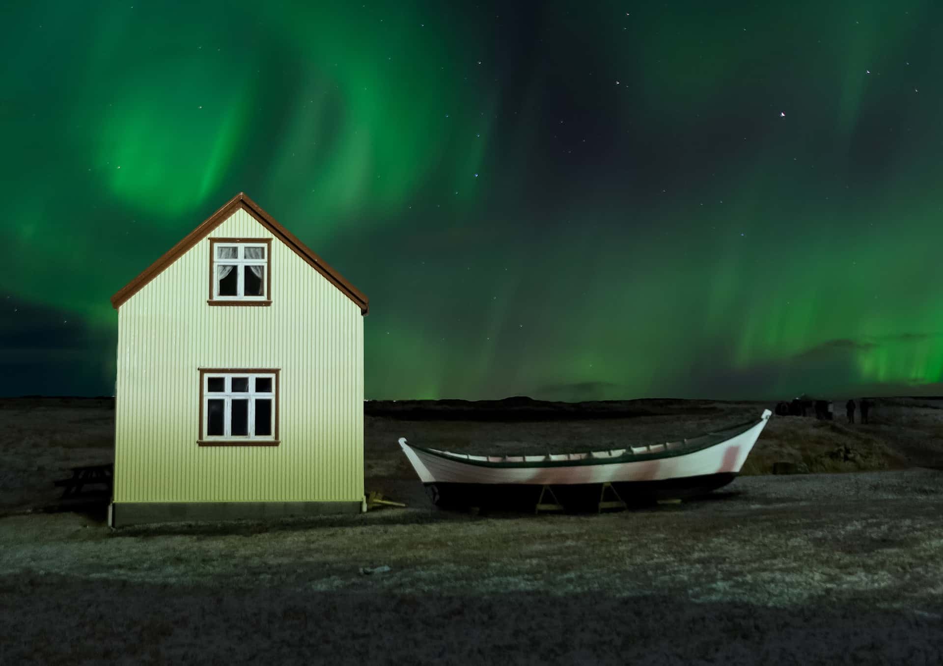 Northern Lights Boat House Iceland
