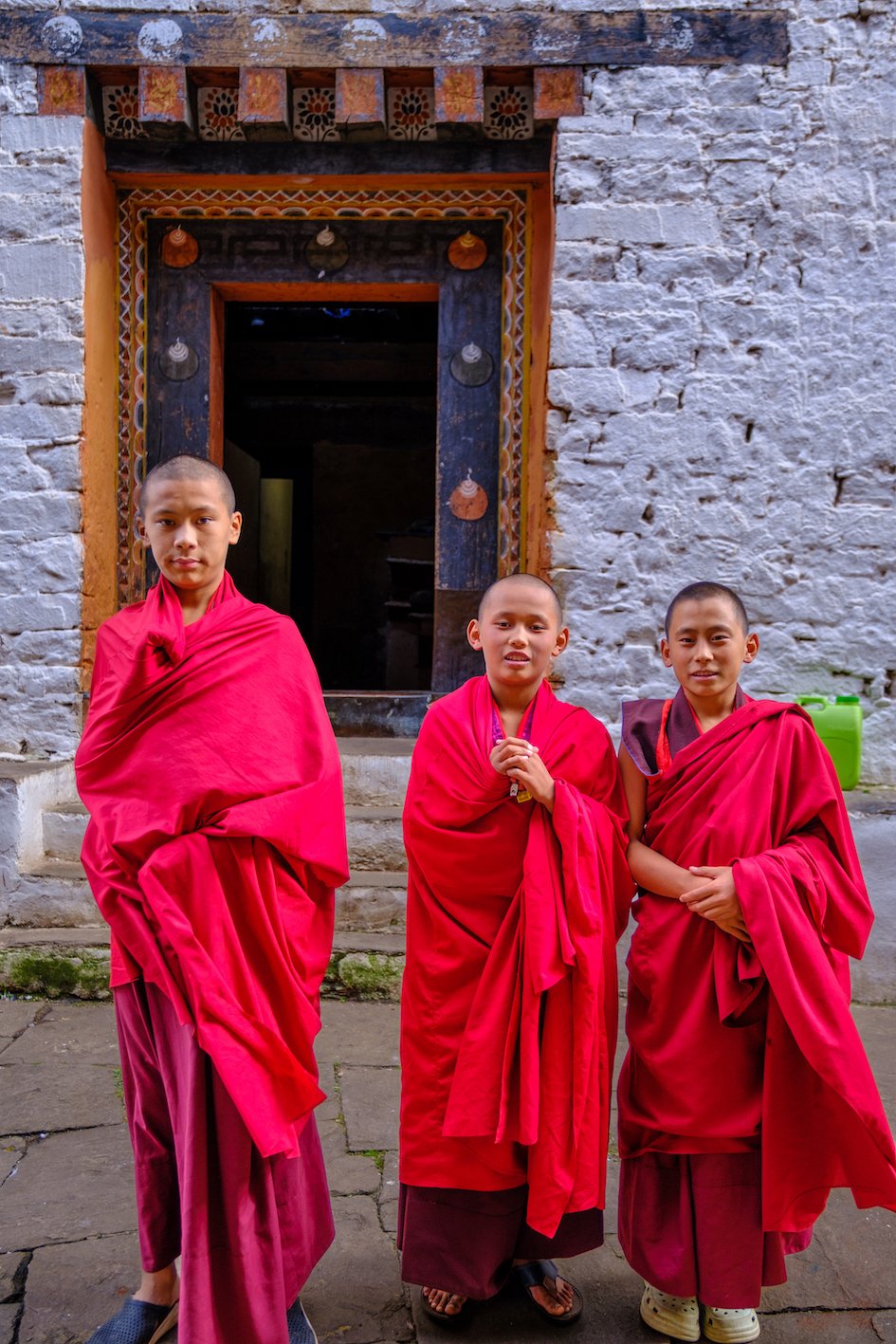 monks in bhutan
