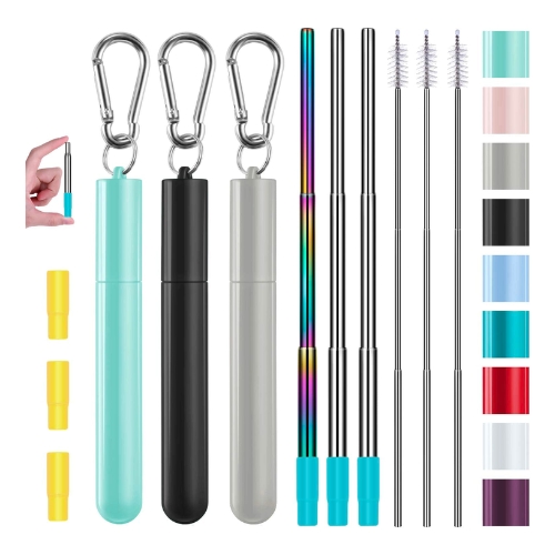Funbiz Collapsible Straw Set