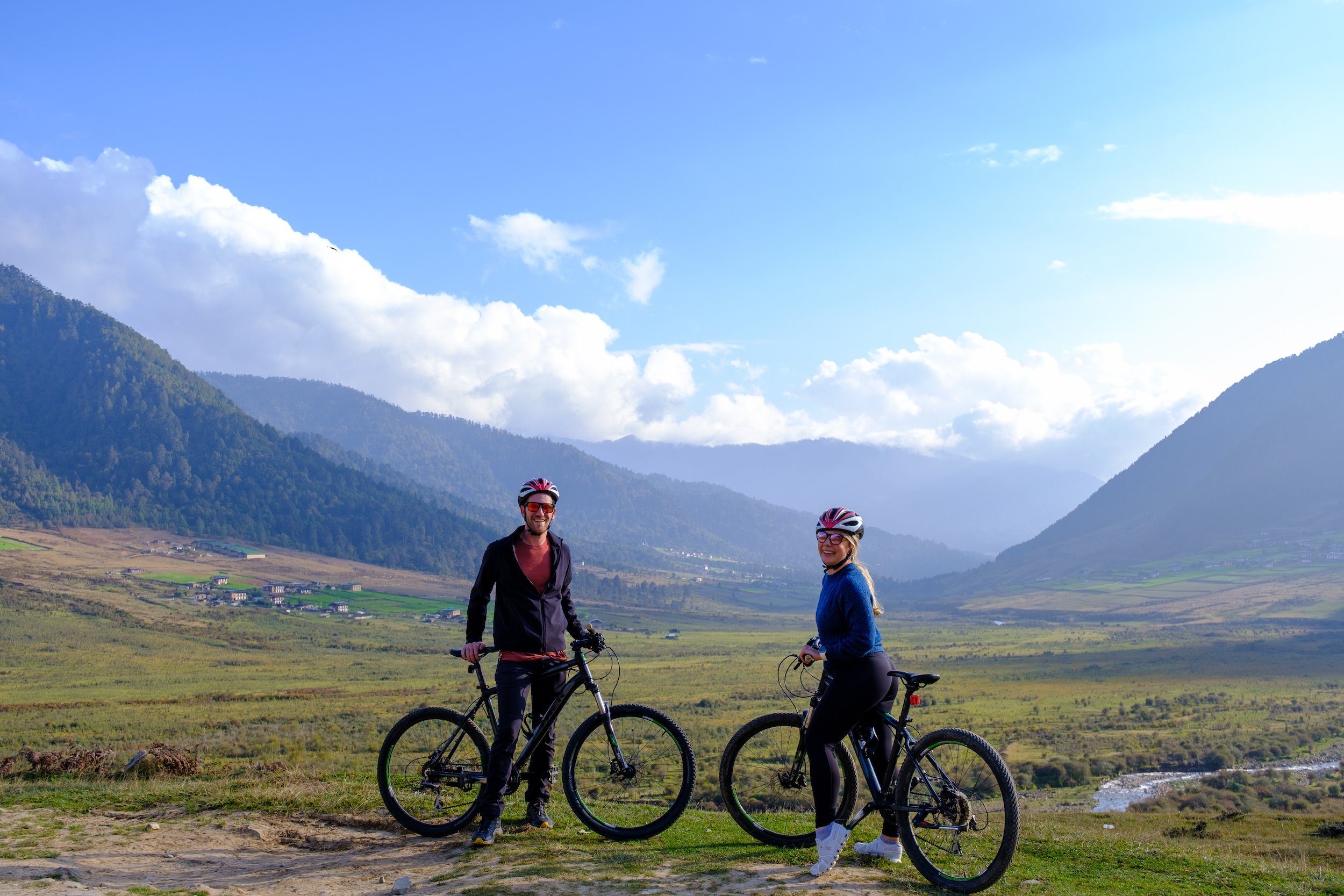 Biking In Gangtey Valley