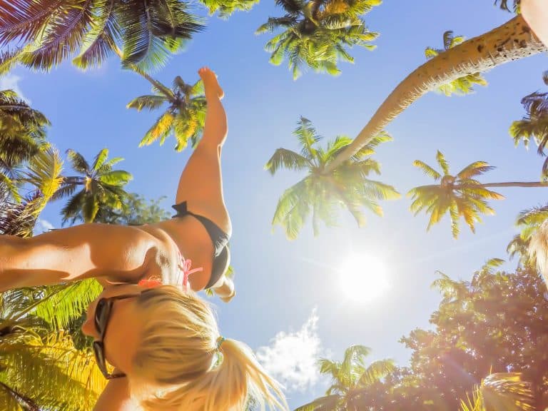 cartwheels in the seychelles