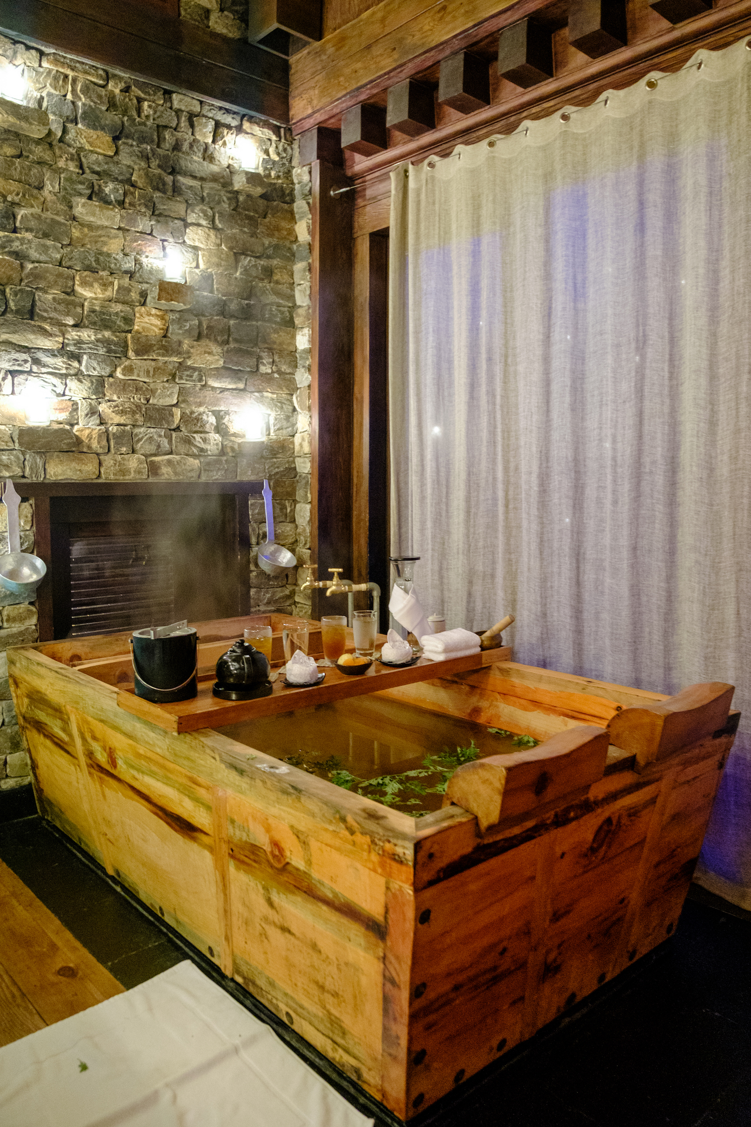 Hot Stone Bath Bhutan