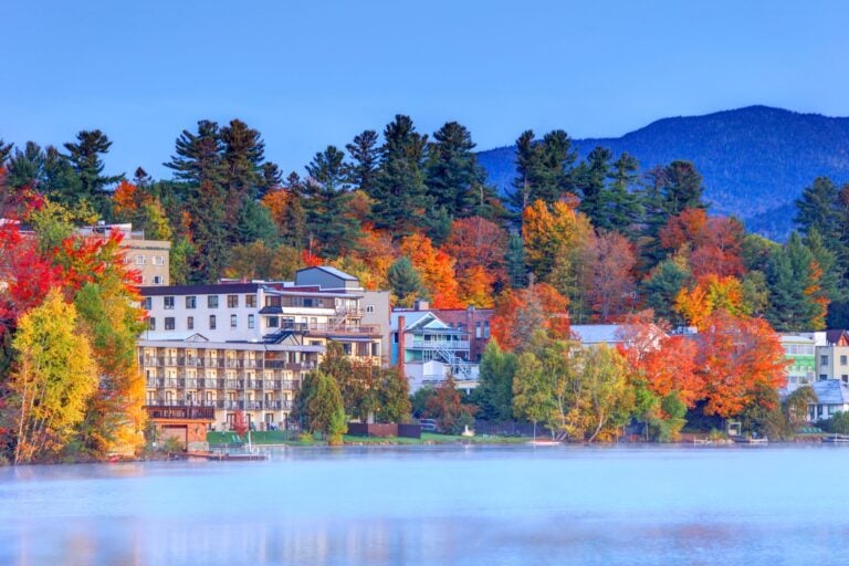 Lake Placid, New York in september