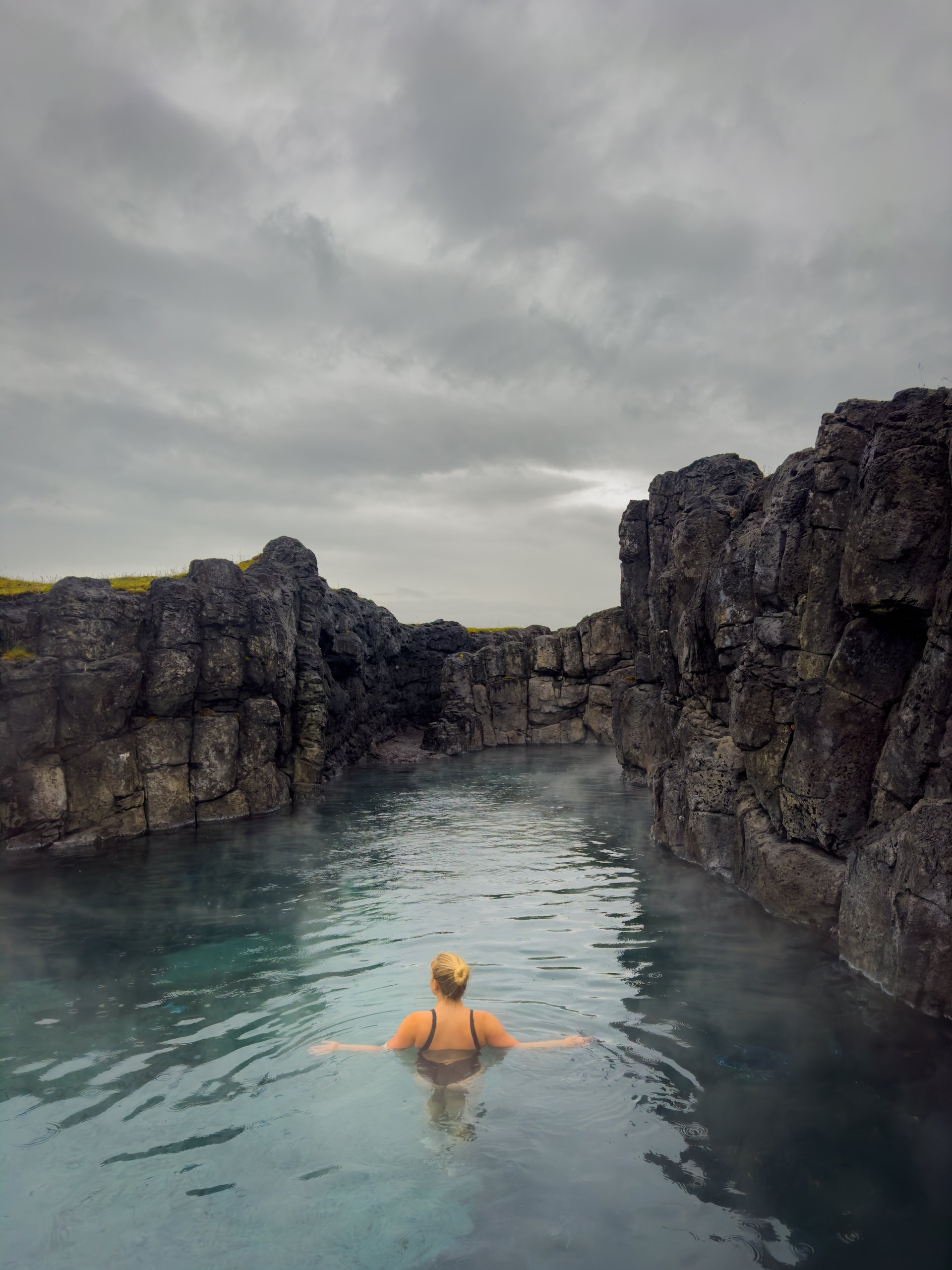 Natasha At The Sky Lagoon In Iceland
