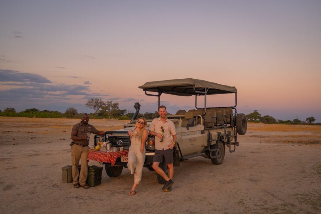 sundowners in hwange