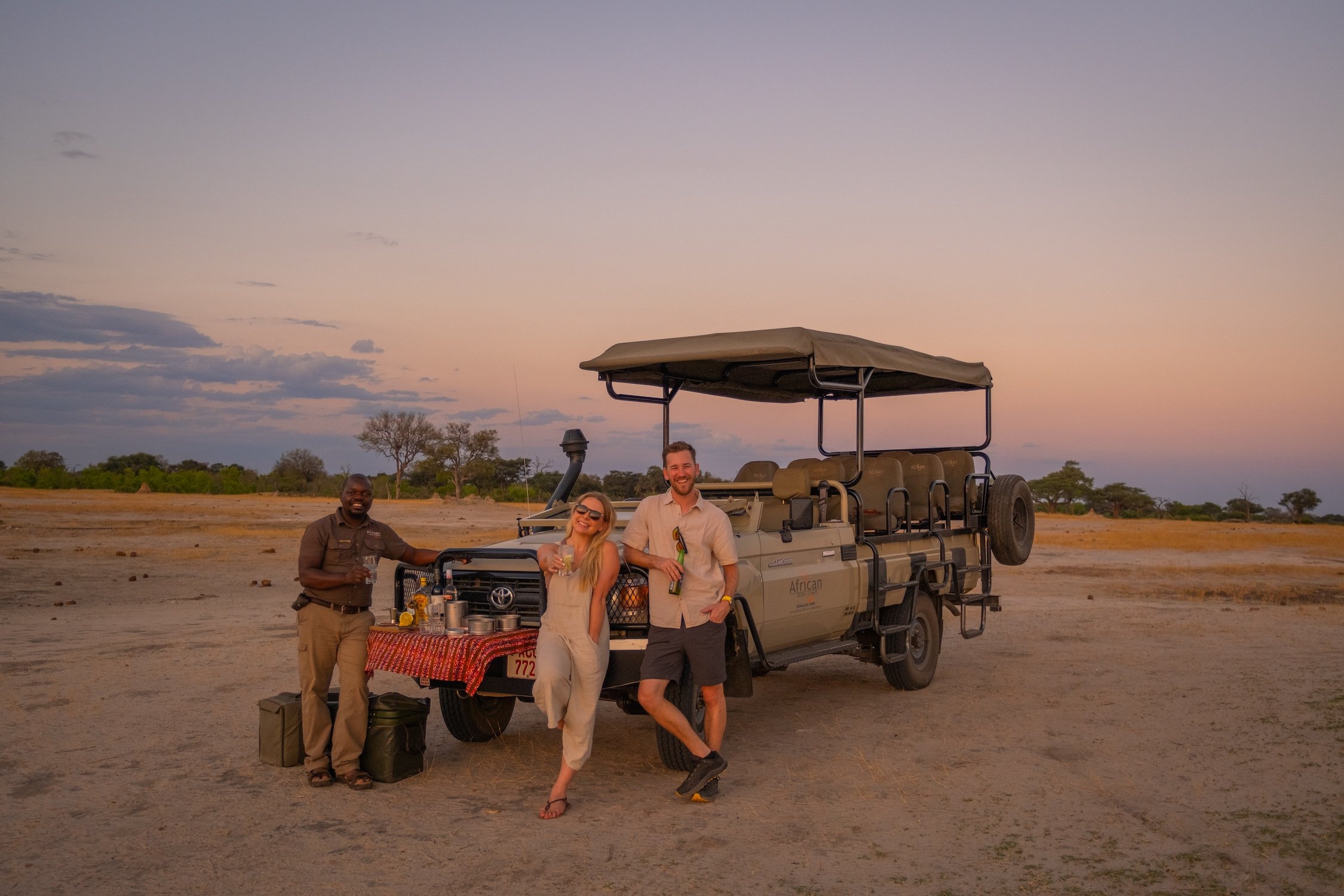 sundowners in hwange
