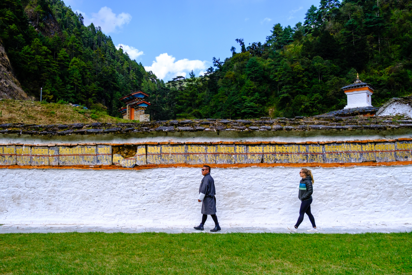 dago and me in bhutan